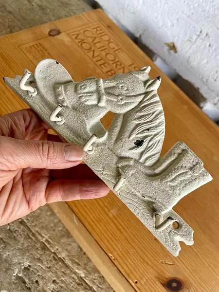 Perchero En Hierro Fundido 5 Ganchos