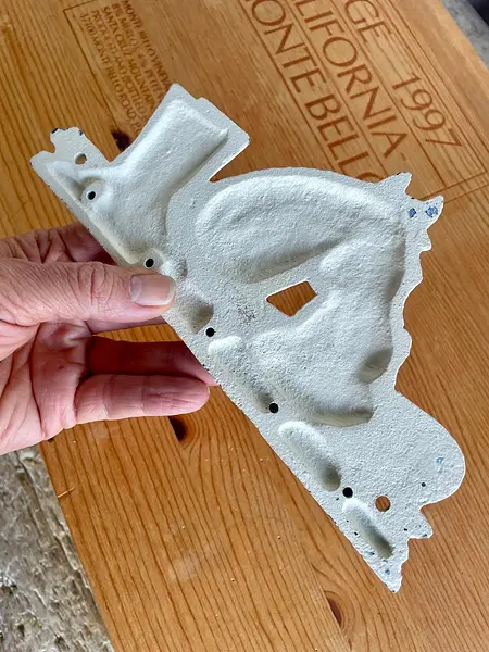 Perchero En Hierro Fundido 5 Ganchos