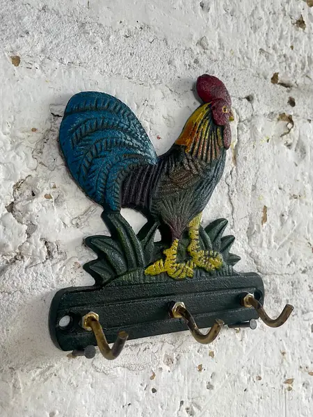 Perchero Pequeño Metálico De 3 Ganchos