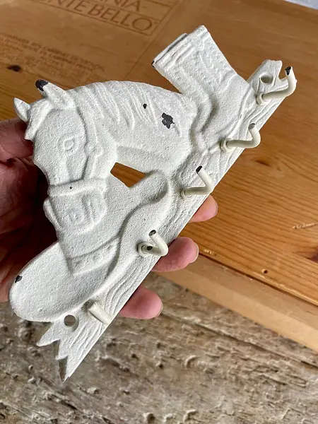 Perchero En Hierro Fundido 5 Ganchos