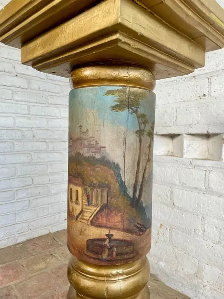 Columna Republicana En Madera - Colombia S Xix