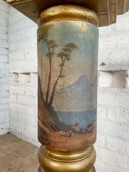 Columna Republicana En Madera - Colombia S Xix