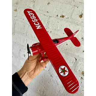 Avión De Colección Stearman Biplano - México 1995