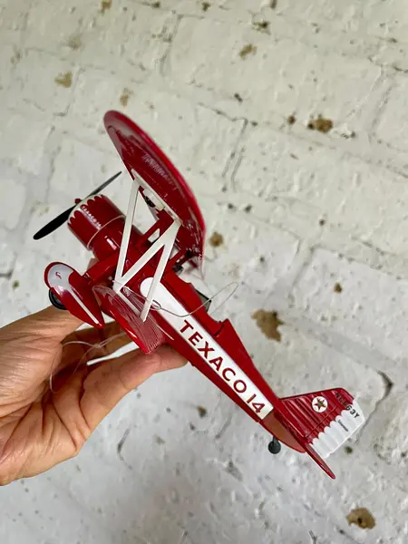 Avión De Colección Stearman Biplano - México 1995