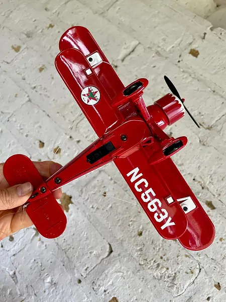 Avión De Colección Stearman Biplano - México 1995