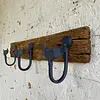 Perchero Rústico Con 3 Ganchos Metálicos Cola De Ballena