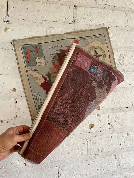 Mapa Político De Colombia Sobre Jacquard - Colombia 2000