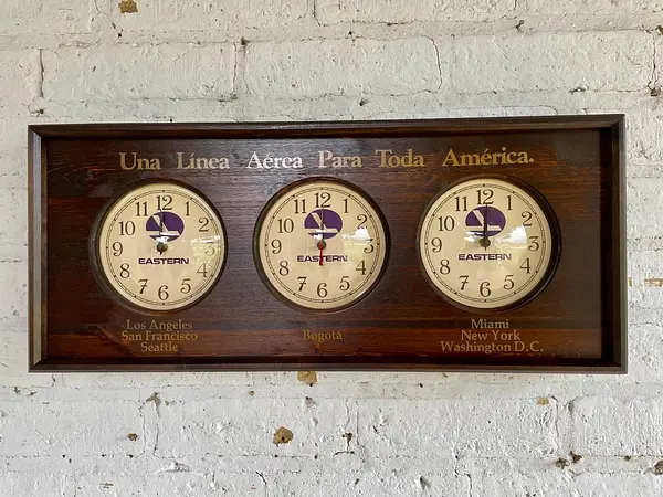 Reloj De Aeropuerto Eastern Air Lines - U.S.A. 1983