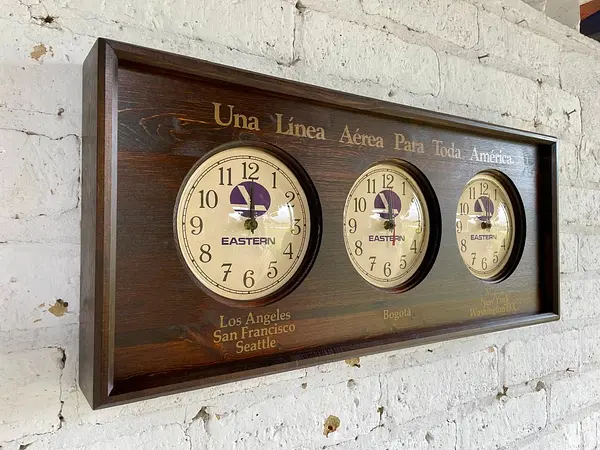 Reloj De Aeropuerto Eastern Air Lines - U.S.A. 1983