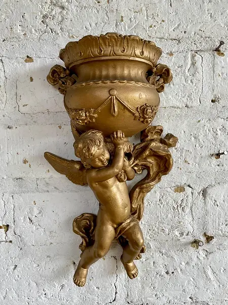 Querubín En Resina 1970