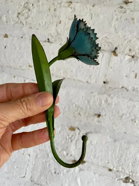 Clavel Metálico Con Gancho De Colgar - Italia 1980