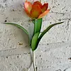 Tulipán Metálico Con Gancho De Colgar