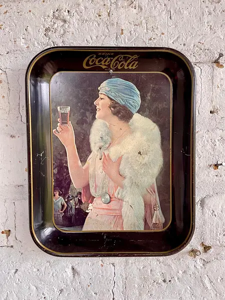 Bandeja Metálica De Coca Cola - U.S.A. 1973