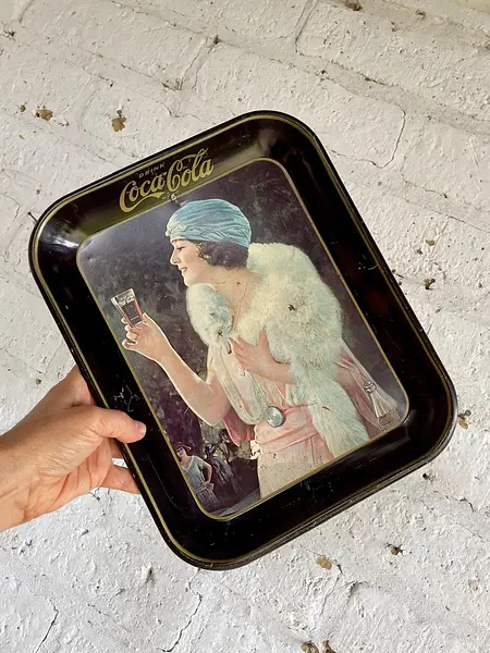Bandeja Metálica De Coca Cola - U.S.A. 1973