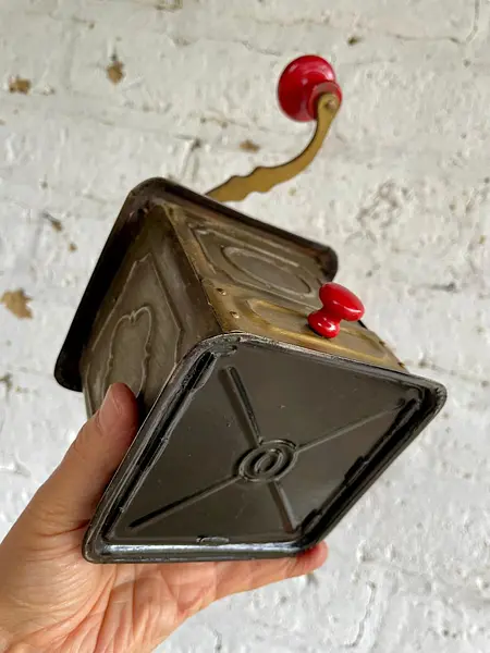 Molino De Café Con Manivela - Alemania 1920