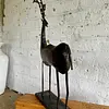 Escultura De Antílope Charles Marcak - U.S.A. 1989
