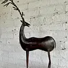 Escultura De Antílope Charles Marcak - U.S.A. 1989