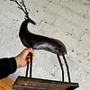 Escultura De Antílope Charles Marcak - U.S.A. 1989
