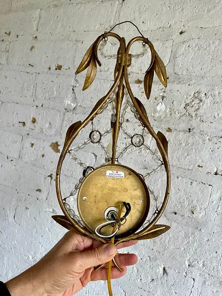 Lámpara De Pared De Una Luz - Italia 1980