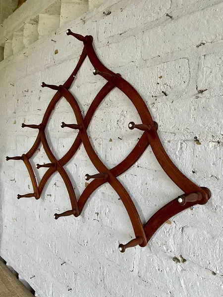 Perchero Expandible Ajustable 13 Colgadores - U.S.A. 1880