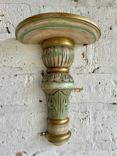 Revisar Repisa De Pared Rústica India Con Acabado Decapado