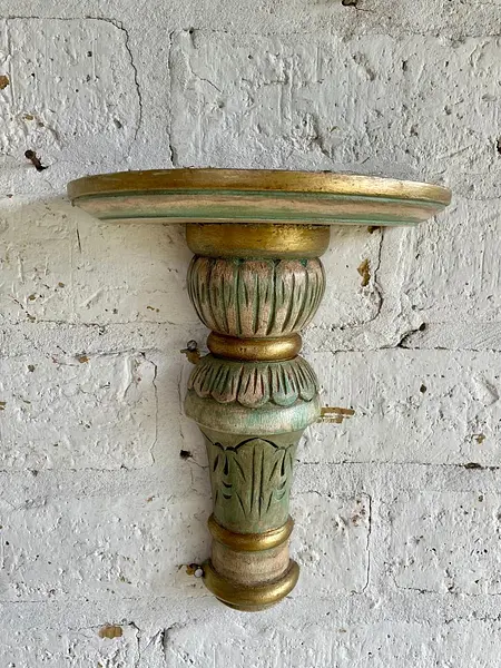 Revisar Repisa De Pared Rústica India Con Acabado Decapado