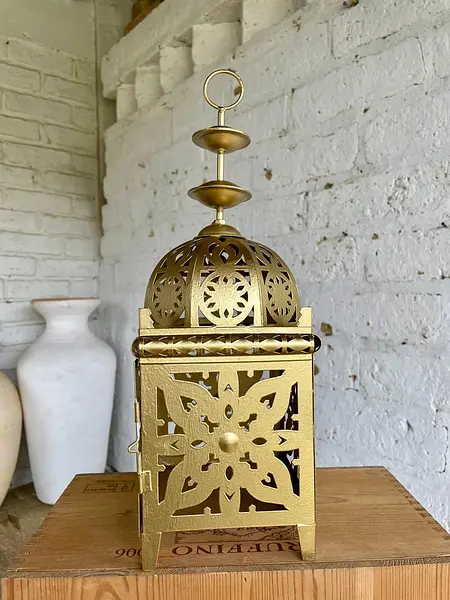 Farol Metálco Estilo Marroquí