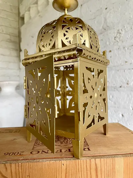 Farol Metálco Estilo Marroquí