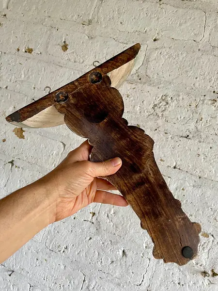 Revisar Repisa De Pared Rústica India Con Acabado Decapado