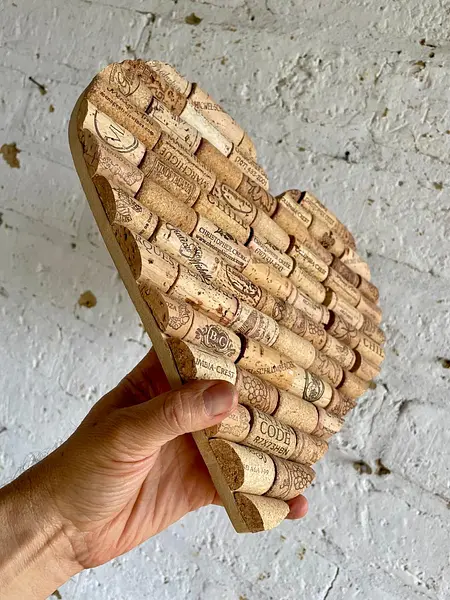 Tablero De Corcho En Forma De Corazón