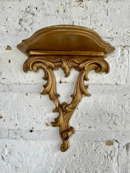 Repisa Syroco Estilo Hollywood Regency - U.S.A. 1950