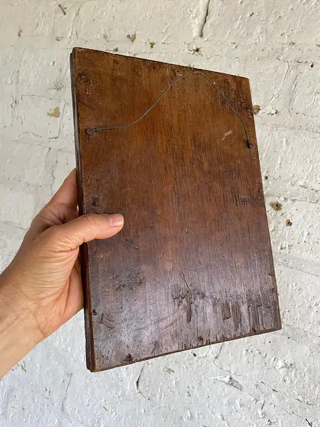 Sagrado Corazón De Jesús (Icono Artesanal) - Colombia 1950