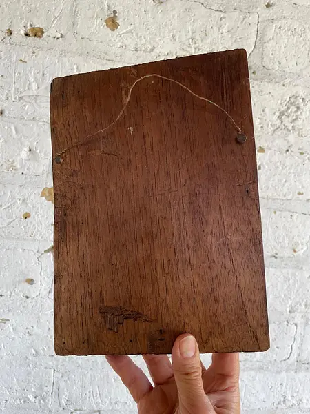 Angel De La Guarda Icono Rústico - Colombia 1950