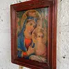 Virgen Del Perpetuo Socorro Icono Artesanal - Colombia 1950