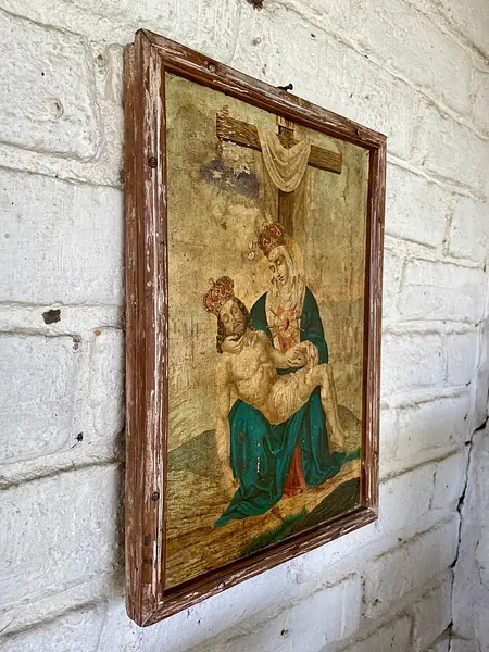 Icono Boyacense Estación Del Via Crucis - Colombia 1950