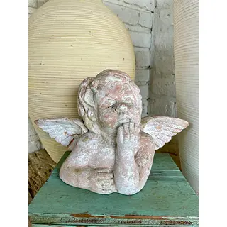 Angel Artesanal En Terracota