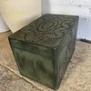 Caja En Madera Con Remaches Y Apliques - 1980