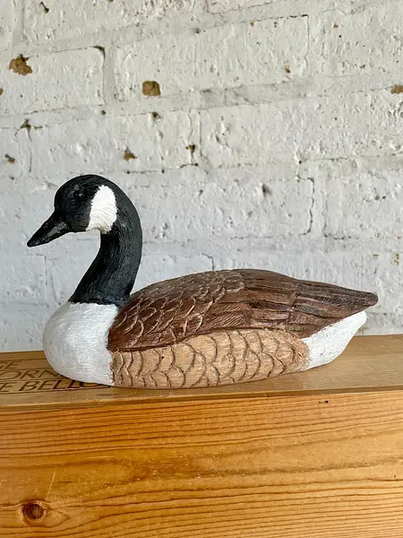 Pato Madera Tallada Canadiense Goose - U.S.A. 1990