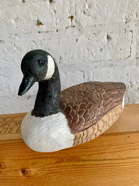 Pato Madera Tallada Canadiense Goose - U.S.A. 1990