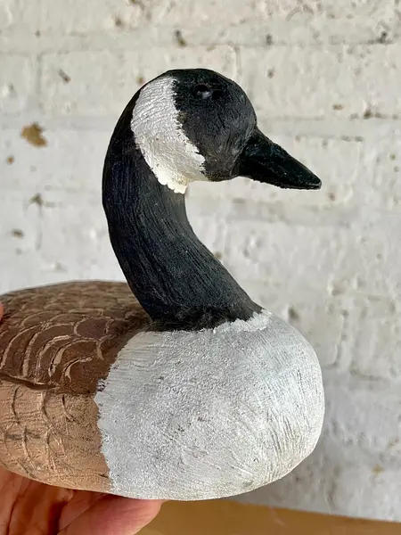 Pato Madera Tallada Canadiense Goose - U.S.A. 1990