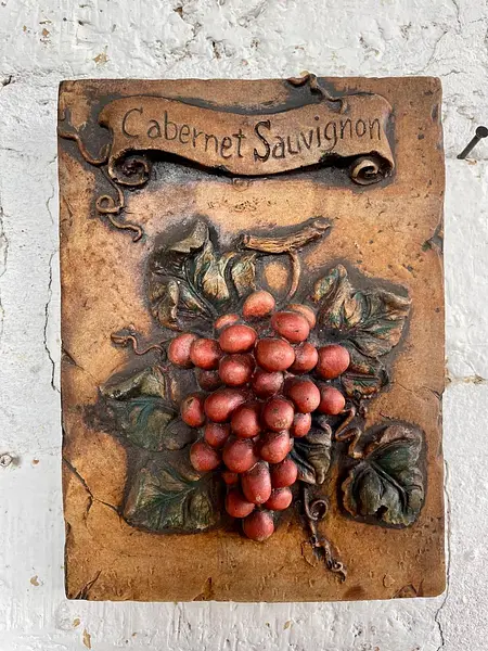 Baldosas X 4 Rústicas De Uvas En Alto Relieve