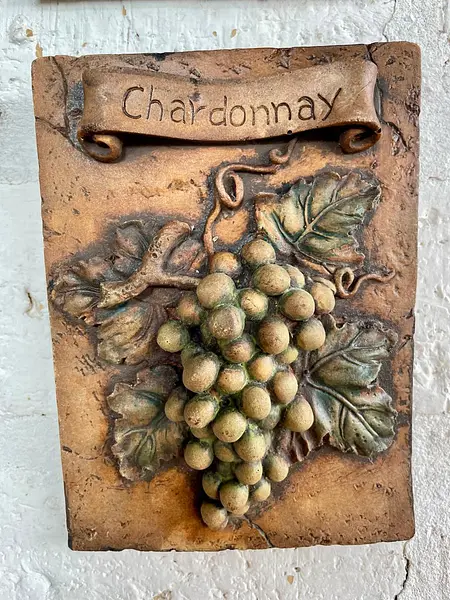 Baldosas X 4 Rústicas De Uvas En Alto Relieve