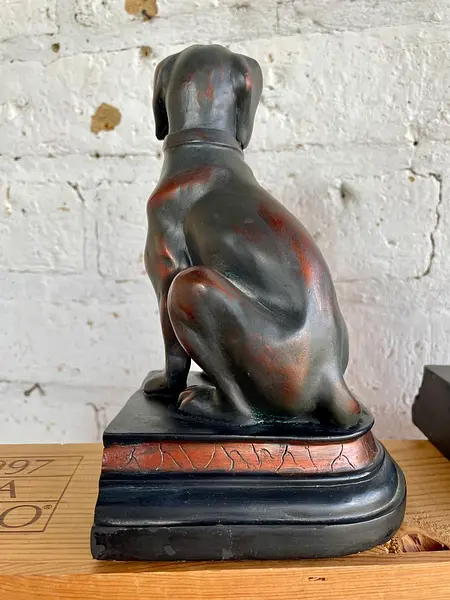 Tranca Libros X 2 Perros Resina - 1980