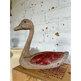 Pato Rústico Mediano Con Acabado Desgastado