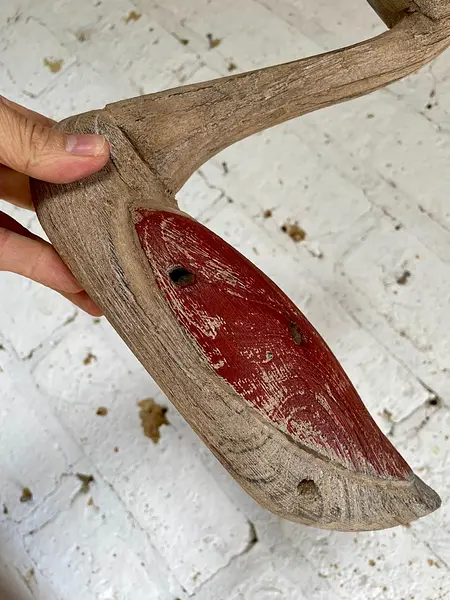 Pato Rústico Mediano Con Acabado Desgastado