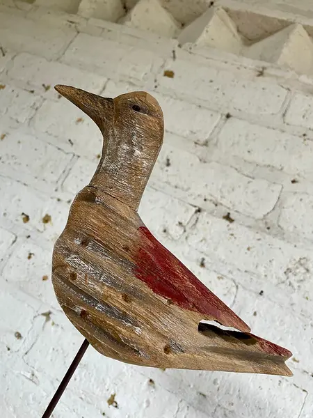 Gaviota De Madera Artesanal