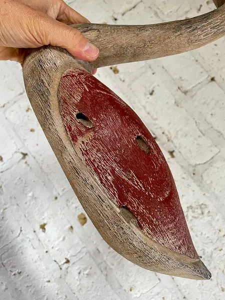 Revisar Pato Rústico Grande Con Acabado Desgastado