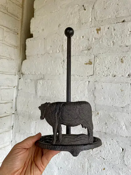 Porta Toallas De Papel Con Diseño De Vaca