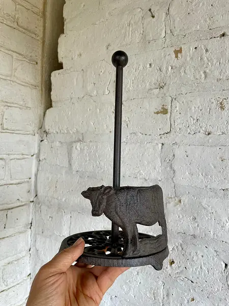 Porta Toallas De Papel Con Diseño De Vaca