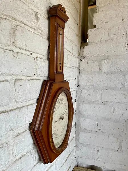 Termómetro Barómetro Pr Bollenbach - U.S.A. 1900